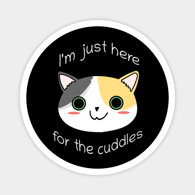 Cat Cuddles Magnet by MemeNthings